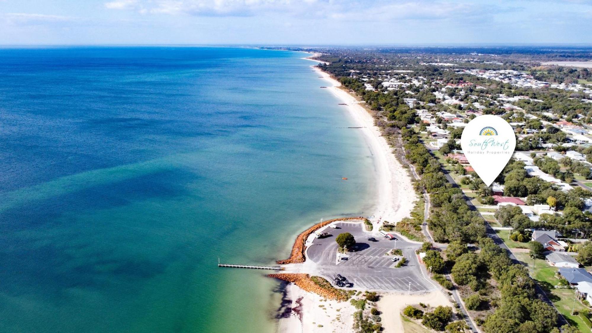 Beachfront Bliss, Waterfront Geographe Bay Villa Busselton Exterior photo